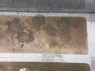 お墓掃除ビフォー